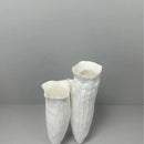 GobekUsa Abstract Coral Reef Ceramic Vase Triangle Shape Handicraft Home Decor Vase