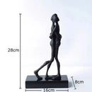GobekUsa Abstract Couple Statue for Desk Decoration and Room Aesthetics