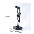 GobekUsa Abstract Couple Statue for Desk Decoration and Room Aesthetics