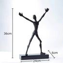 GobekUsa Abstract Couple Statue for Desk Decoration and Room Aesthetics