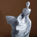 GobekUsa Abstract Dancer Figure Resin Sculpture for Modern Home Decor