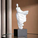GobekUsa Abstract Dancer Figure Resin Sculpture for Modern Home Decor