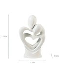 GobekUsa Abstract Dancer Figure Resin Sculpture for Modern Home Decor