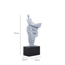 GobekUsa Abstract Dancer Figure Resin Sculpture for Modern Home Decor