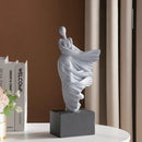 GobekUsa Abstract Dancer Figure Resin Sculpture for Modern Home Decor