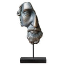 GobekUsa Abstract David Face Resin Sculpture for Home Decor