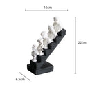 GobekUsa Abstract David Statue Sculpture Home Decor Figurine Ornament