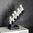 GobekUsa Abstract David Statue Sculpture Home Decor Figurine Ornament