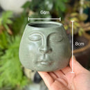 GobekUsa Abstract Face Ceramic Flowerpot Vase Ashtray Plant Home Decor Accessories