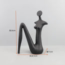 GobekUsa Abstract Face Ceramic Flowerpot Vase Ashtray Plant Home Decor Accessories
