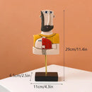GobekUsa Abstract Face Resin Art Ornament Figure Statues for Home and Office Decor