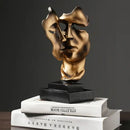 GobekUsa Abstract Face Sculpture Ornament for Home Decor and Wedding Gift
