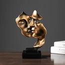 GobekUsa Abstract Face Sculpture Ornament for Home Decor and Wedding Gift