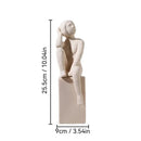 GobekUsa Abstract Family Character Ceramic Sculpture Desk Decoration