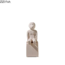 GobekUsa Abstract Family Character Ceramic Sculpture Desk Decoration