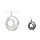 GobekUsa Abstract Family Sculpture Set Geometric Home Decoration Ornaments