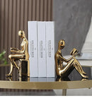 GobekUsa Abstract Figure Bookend Set for Stylish Home Decor & Study Room Ornaments