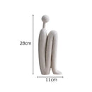 GobekUsa Abstract Figure Resin Sculpture Desk Decor Modern Home Ornament