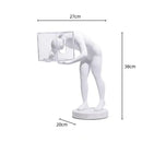 GobekUsa Abstract Figure Sculpture Cage Human Body Mind Decor Figurines