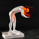 GobekUsa Abstract Figure Sculpture Cage Human Body Mind Decor Figurines