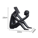 GobekUsa Abstract Figure Sculpture Creative Resin Decor for Room Aesthetic Appeal