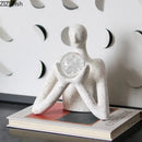 GobekUsa Abstract Figures Sculpture Decor: Resin Desk Statue Ornament for Room Aesthetics
