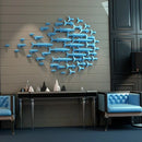 GobekUsa Abstract Fish Ceramic Wall Decoration 5-Piece Set for Children's Room
