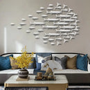 GobekUsa Abstract Fish Ceramic Wall Decoration 5-Piece Set for Children's Room