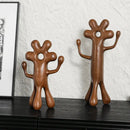 GobekUsa Abstract Flower Man Alien Sculpture Home Decor Figurine