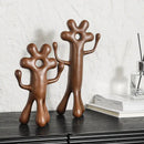 GobekUsa Abstract Flower Man Alien Sculpture Home Decor Figurine