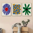 GobekUsa Abstract Flowers Wall Art Print Canvas Decor