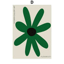 GobekUsa Abstract Flowers Wall Art Print Canvas Decor