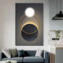 GobekUsa Abstract Geometric 3-Piece Luxury Canvas Wall Art