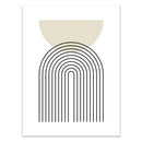 GobekUsa Abstract Green Plants Wall Art Trio