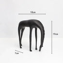 GobekUsa Abstract Horse Iron Sculpture - Metal Animal Figurine for Home Decor