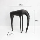 GobekUsa Abstract Horse Iron Sculpture - Metal Animal Figurine for Home Decor