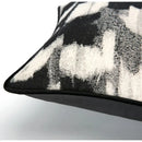 GobekUsa Abstract Monochrome Jacquard Lumbar Pillow Cover for Chic Studio & Home Decor