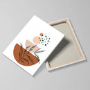 GobekUsa Abstract Orange Leaf Posters Set - Boho Home Wall Art