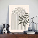 GobekUsa Abstract Orange Leaf Posters Set - Boho Home Wall Art