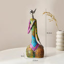 GobekUsa Abstract Woman Sculpture Resin Crafts Nordic Home Decor Living Room Statue