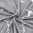 Marble pattern gray & white accent chair cover – living room slipcover by Decorbites