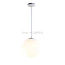 GobekUsa Acrylic Ball Pendant Lights Modern Nordic Led Hanging Lamp for Living Room