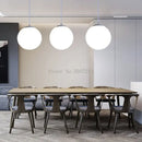 GobekUsa Acrylic Ball Pendant Lights Modern Nordic Led Hanging Lamp for Living Room