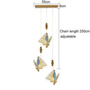 GobekUsa Acrylic Butterfly Chandelier Ceiling Lamp Indoor Lighting