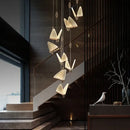 GobekUsa Acrylic Butterfly Chandelier Ceiling Lamp Indoor Lighting