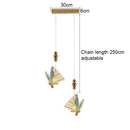 GobekUsa Acrylic Butterfly Chandelier Ceiling Lamp Indoor Lighting