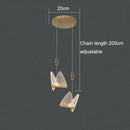 GobekUsa Acrylic Butterfly Chandelier Ceiling Lamp Indoor Lighting