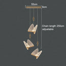 GobekUsa Acrylic Butterfly Chandelier Ceiling Lamp Indoor Lighting