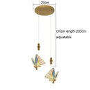 GobekUsa Acrylic Butterfly Chandelier Ceiling Lamp Indoor Lighting