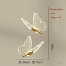 GobekUsa Acrylic Butterfly LED Pendant Light - Modern Luxury Designer Fixture